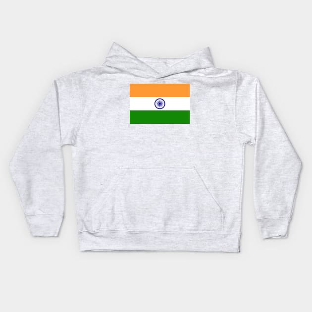 Flag of India Kids Hoodie by COUNTRY FLAGS